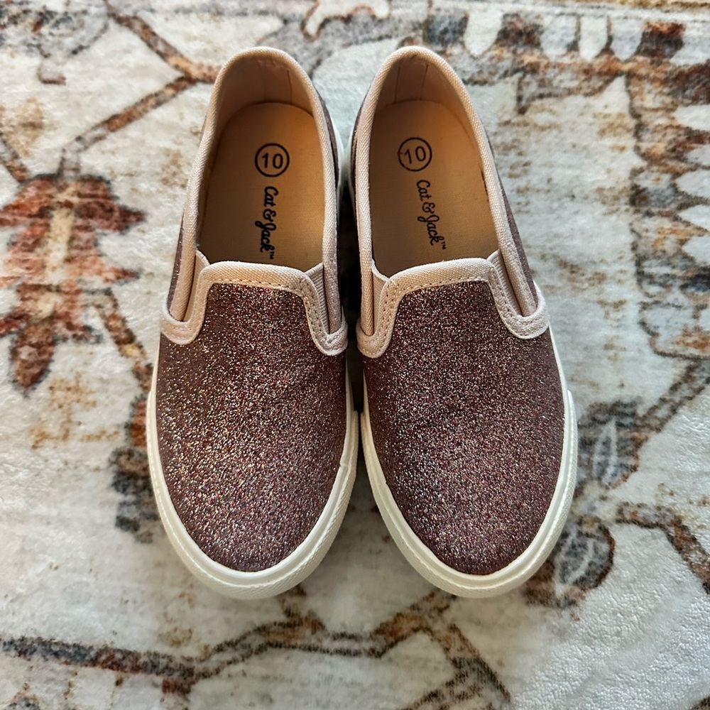 Cat & Jack Toddler girls sparkling shoes
